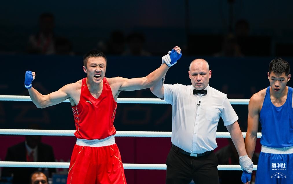 泰国拳击选手夺魁，成功晋级男子半决赛